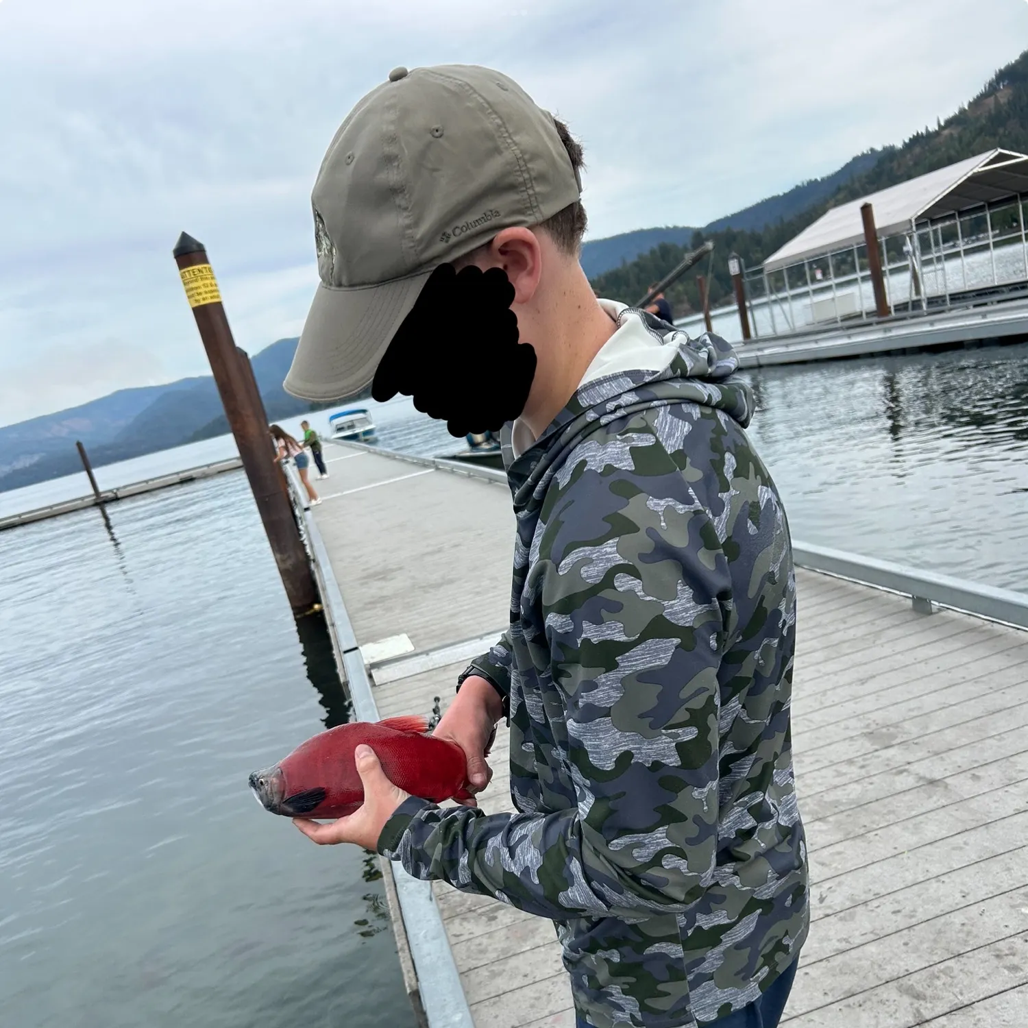 Kokanee salmon caught on Fishbrain