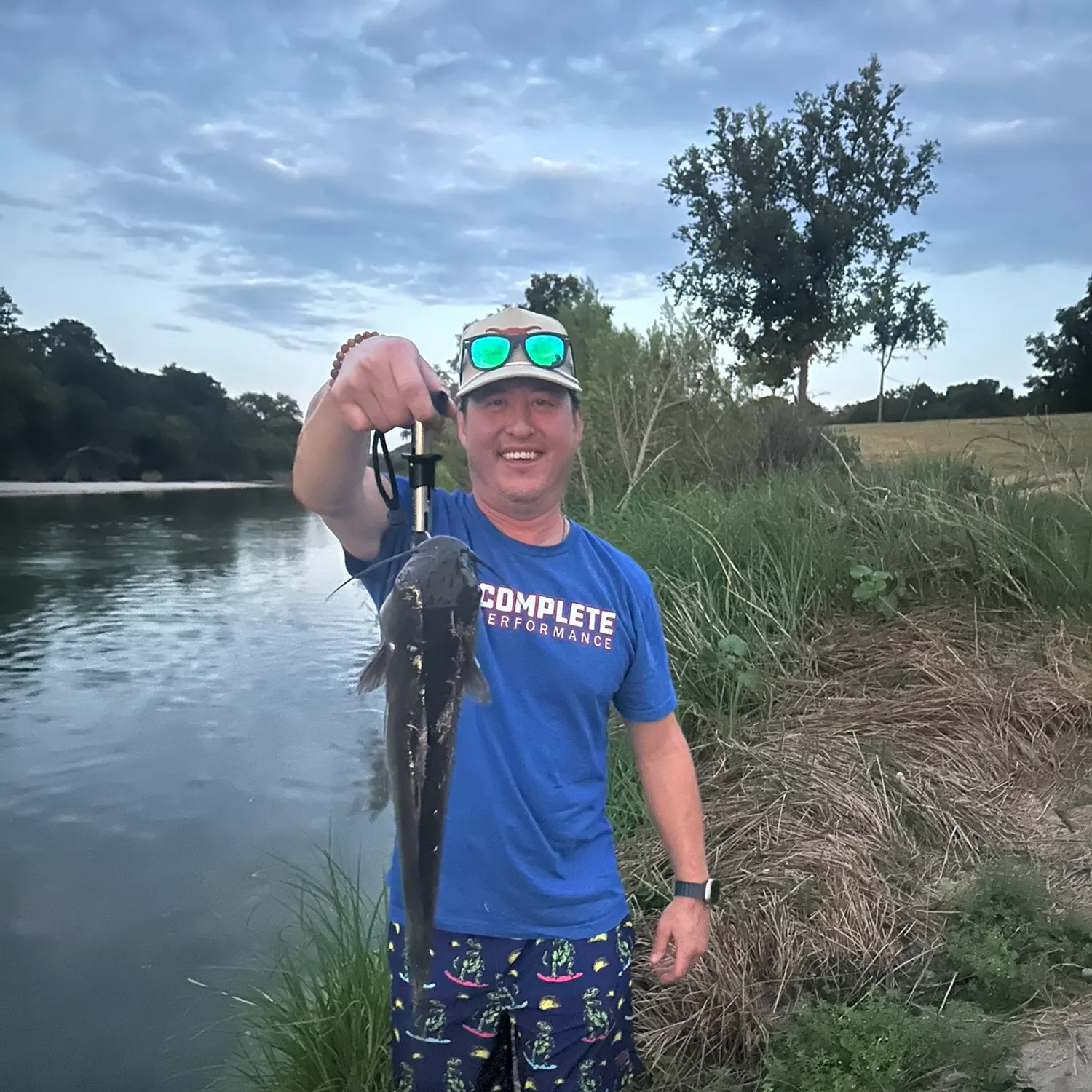 Channel catfish caught on Fishbrain