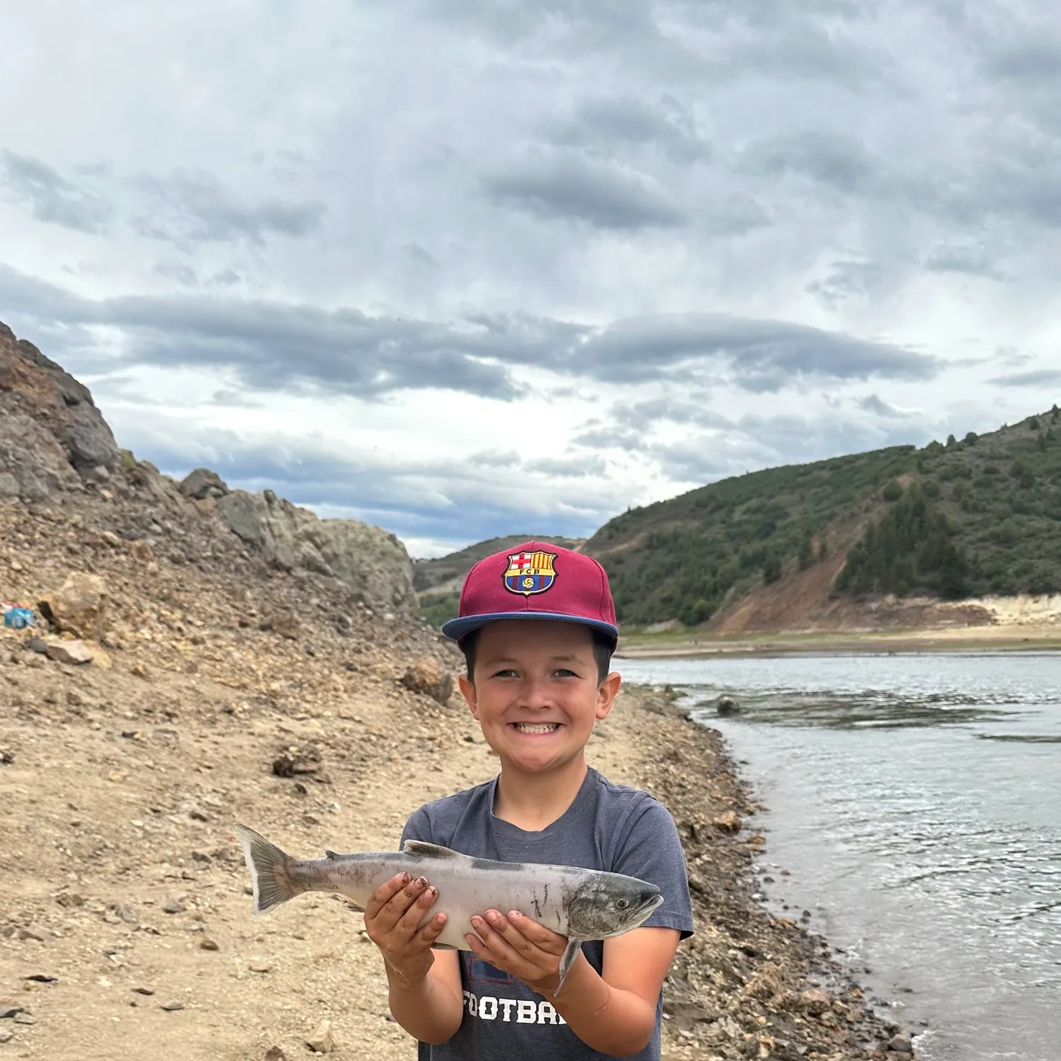 Kokanee salmon caught on Fishbrain