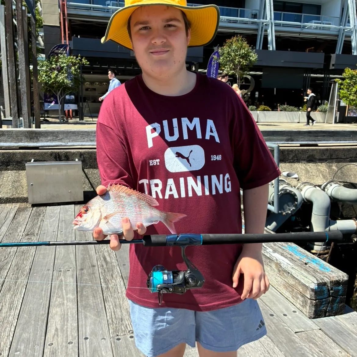 Australasian snapper caught on Fishbrain