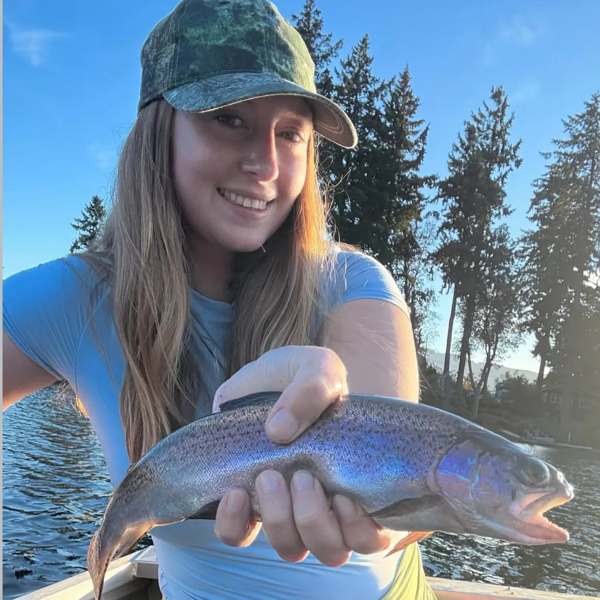 Rainbow trout caught on Fishbrain