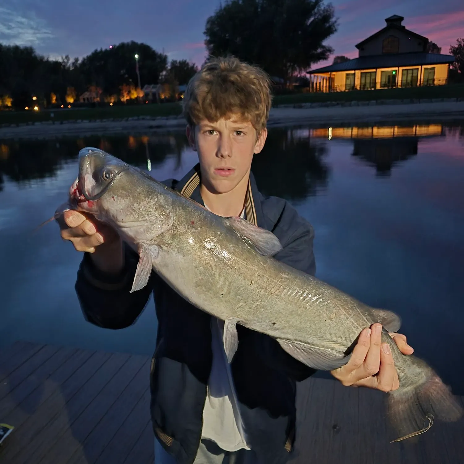 Channel catfish caught on Fishbrain