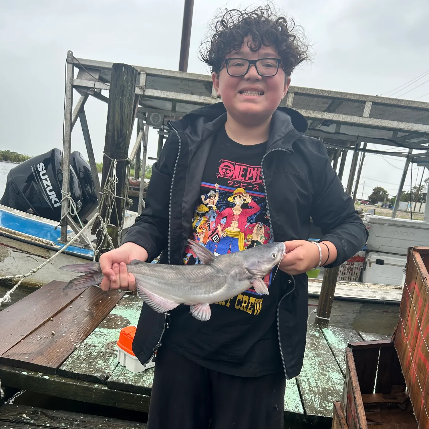 Blue catfish caught on Fishbrain