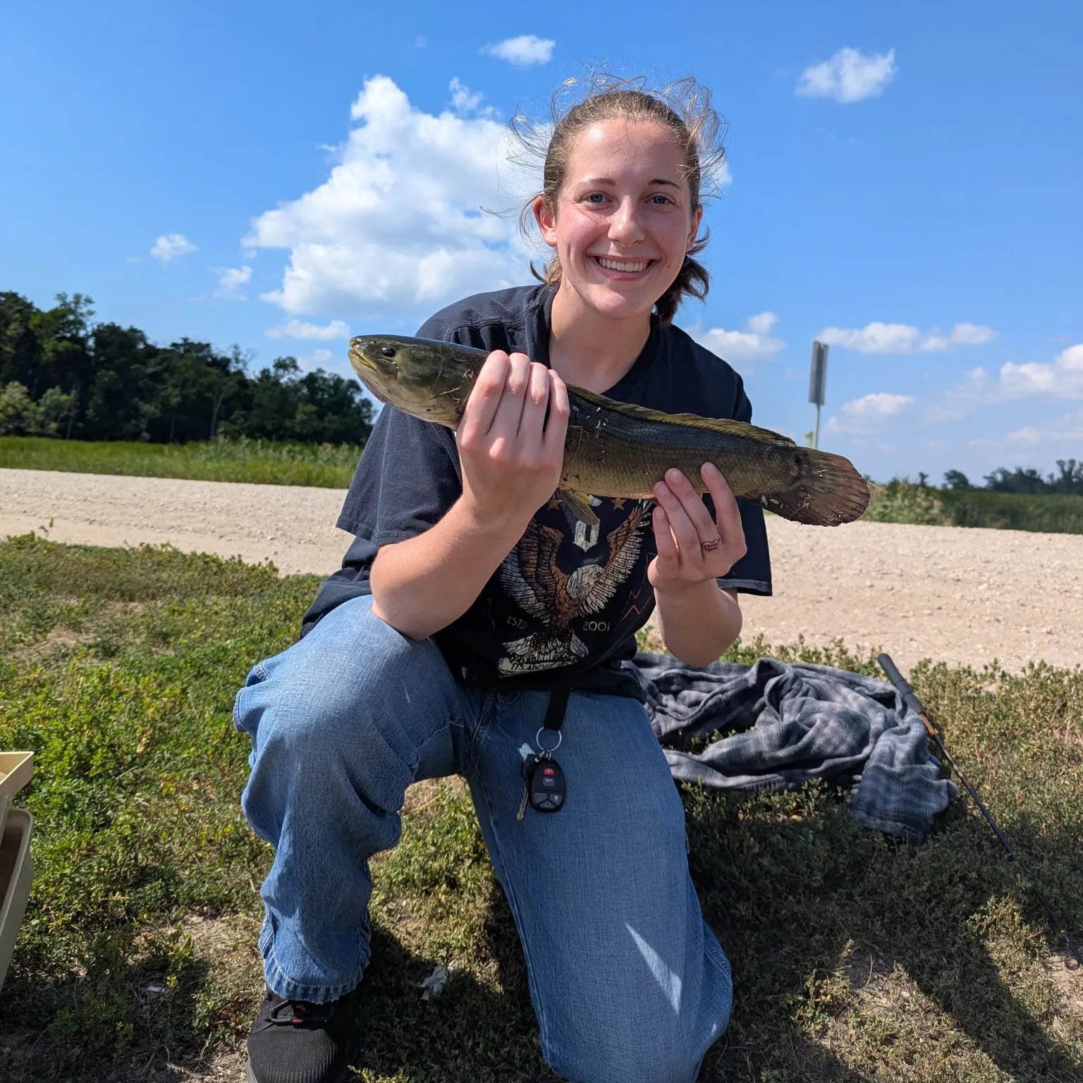 Eyetail bowfin caught on Fishbrain