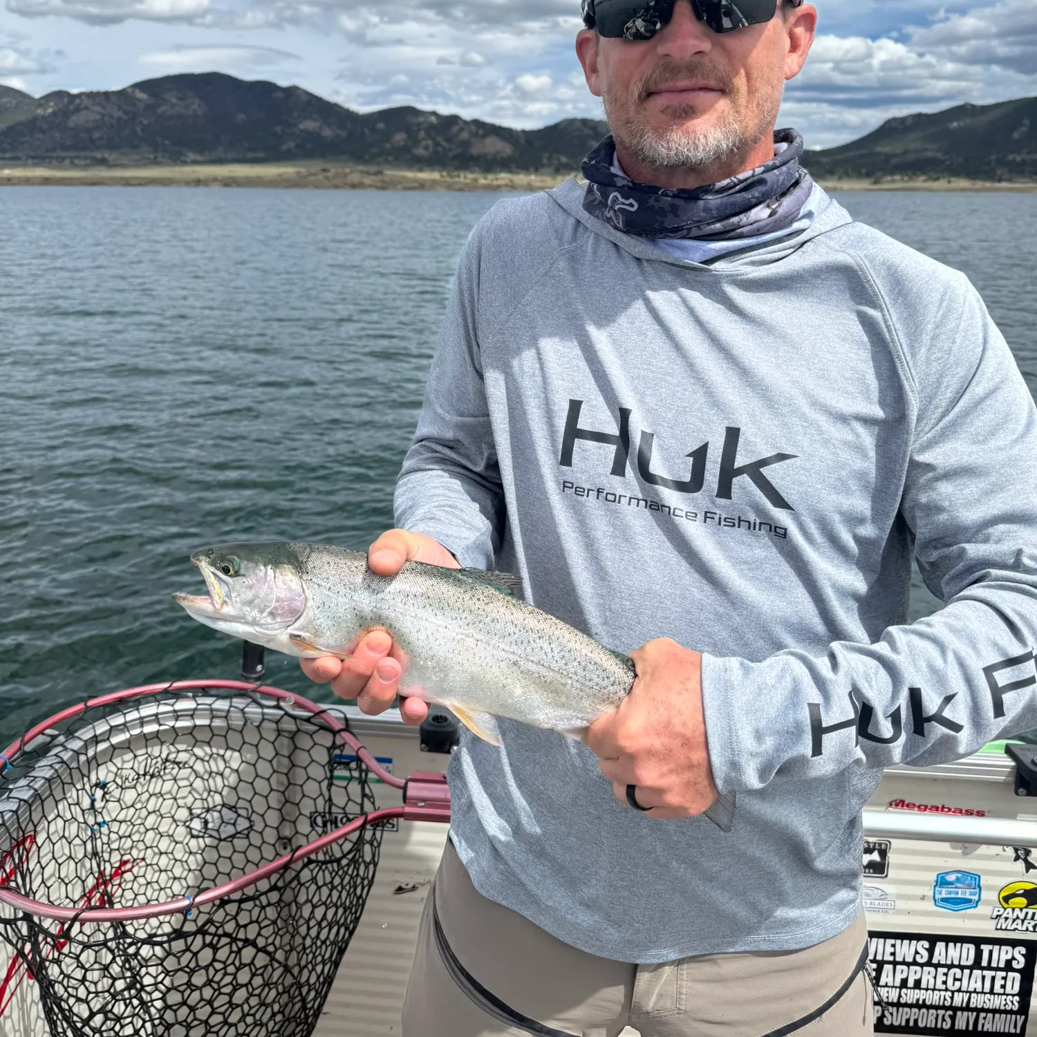 Cutbow caught on Fishbrain