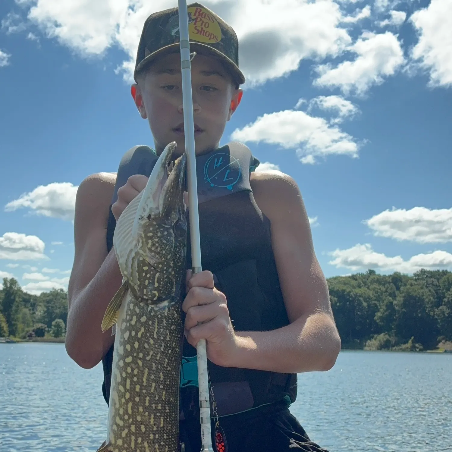 Northern pike caught on Fishbrain