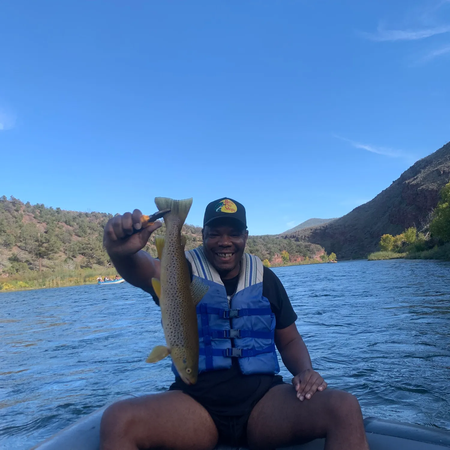 Brown trout caught on Fishbrain