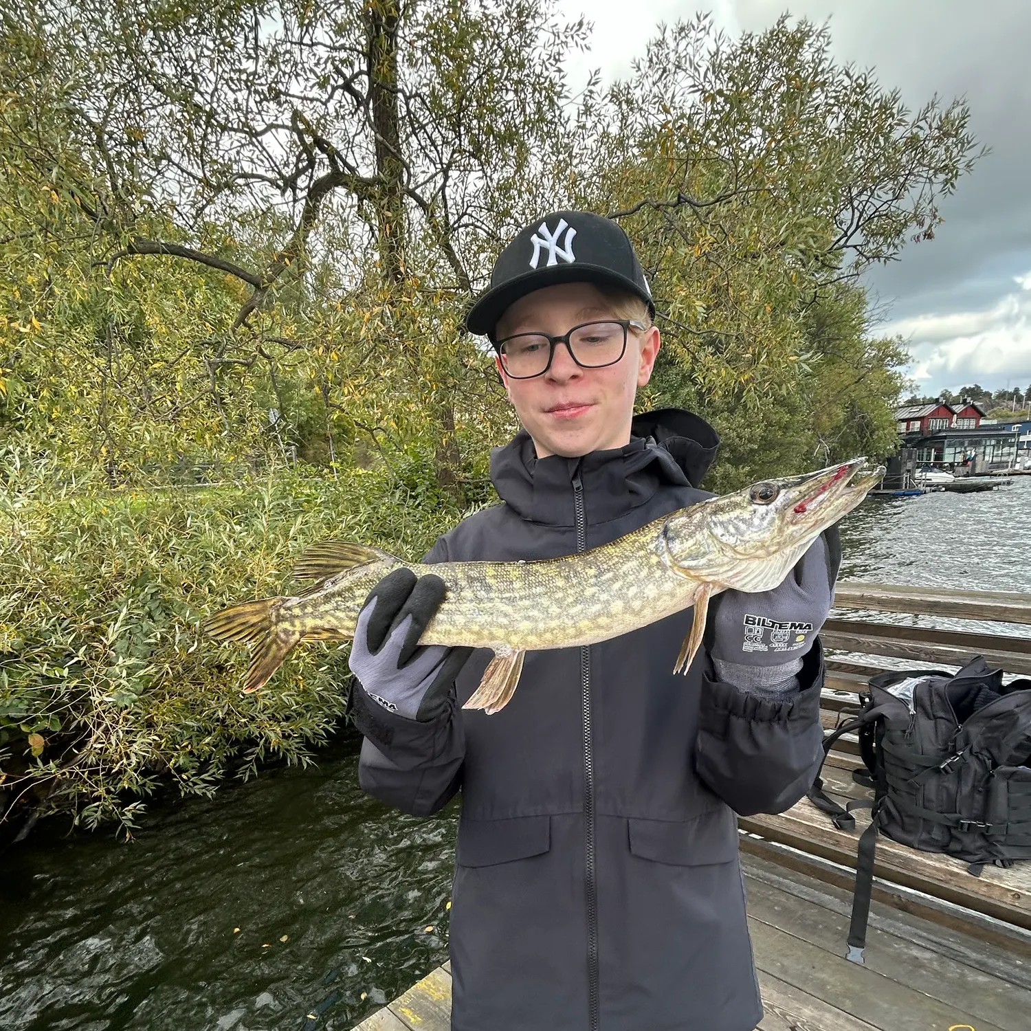 Northern pike caught on Fishbrain