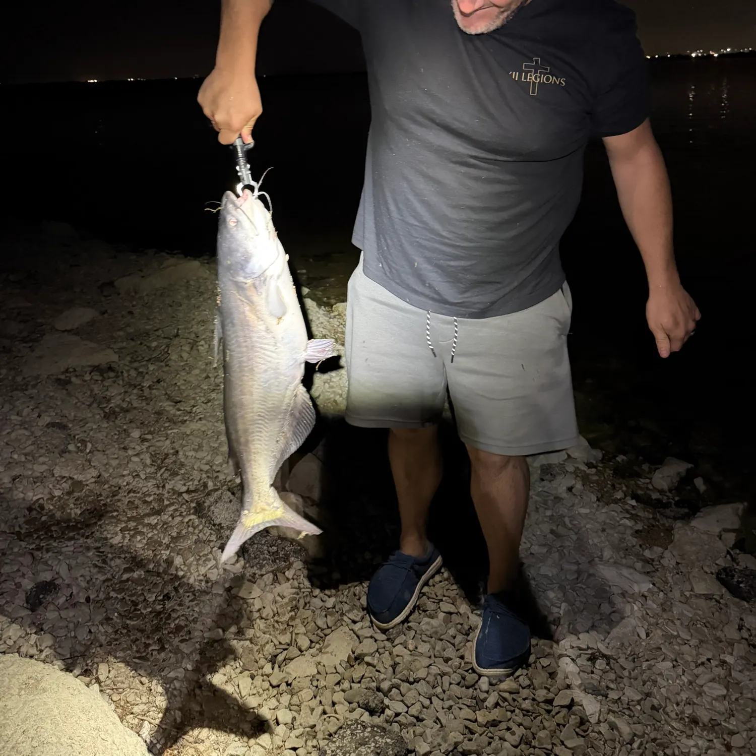 Blue catfish caught on Fishbrain