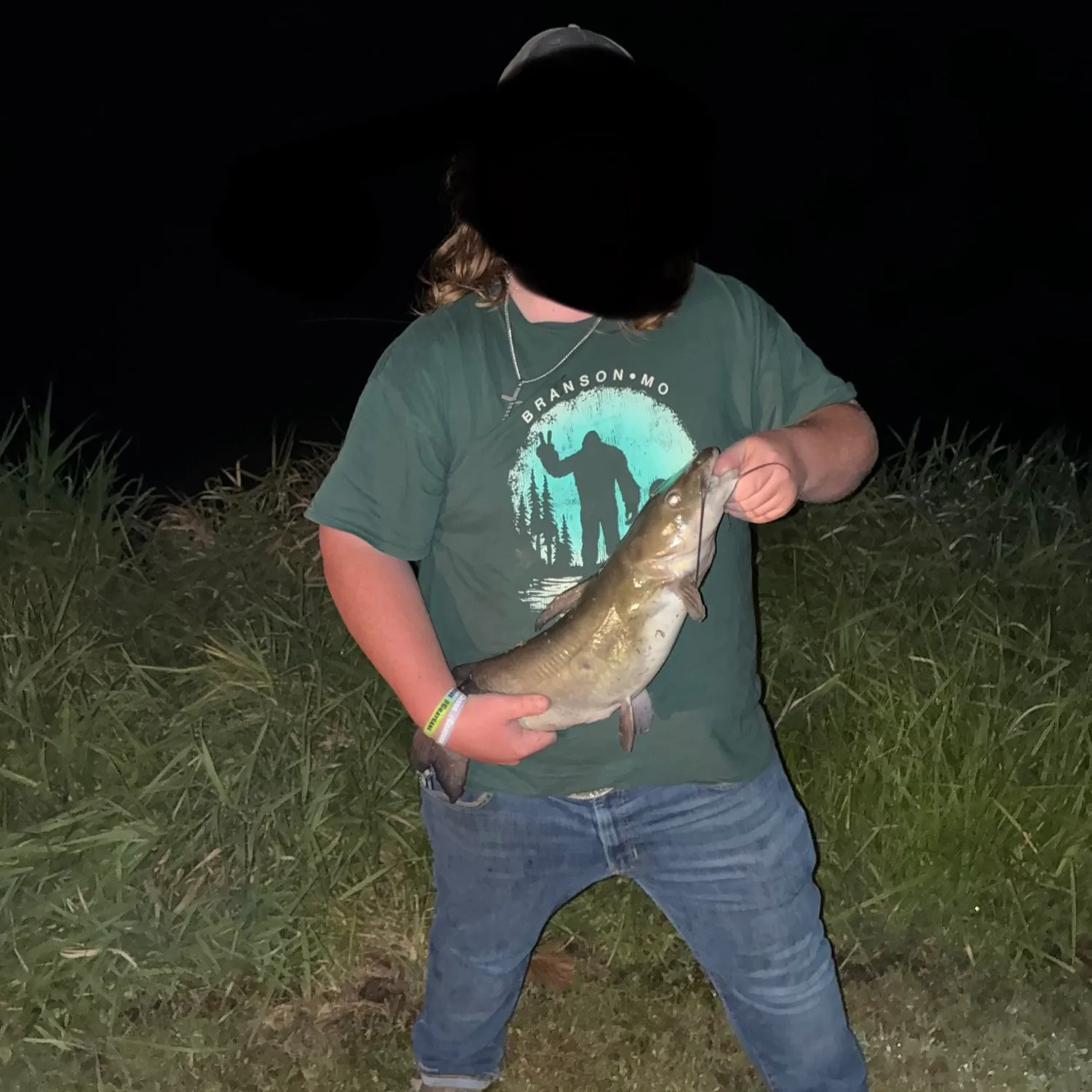 Channel catfish caught on Fishbrain
