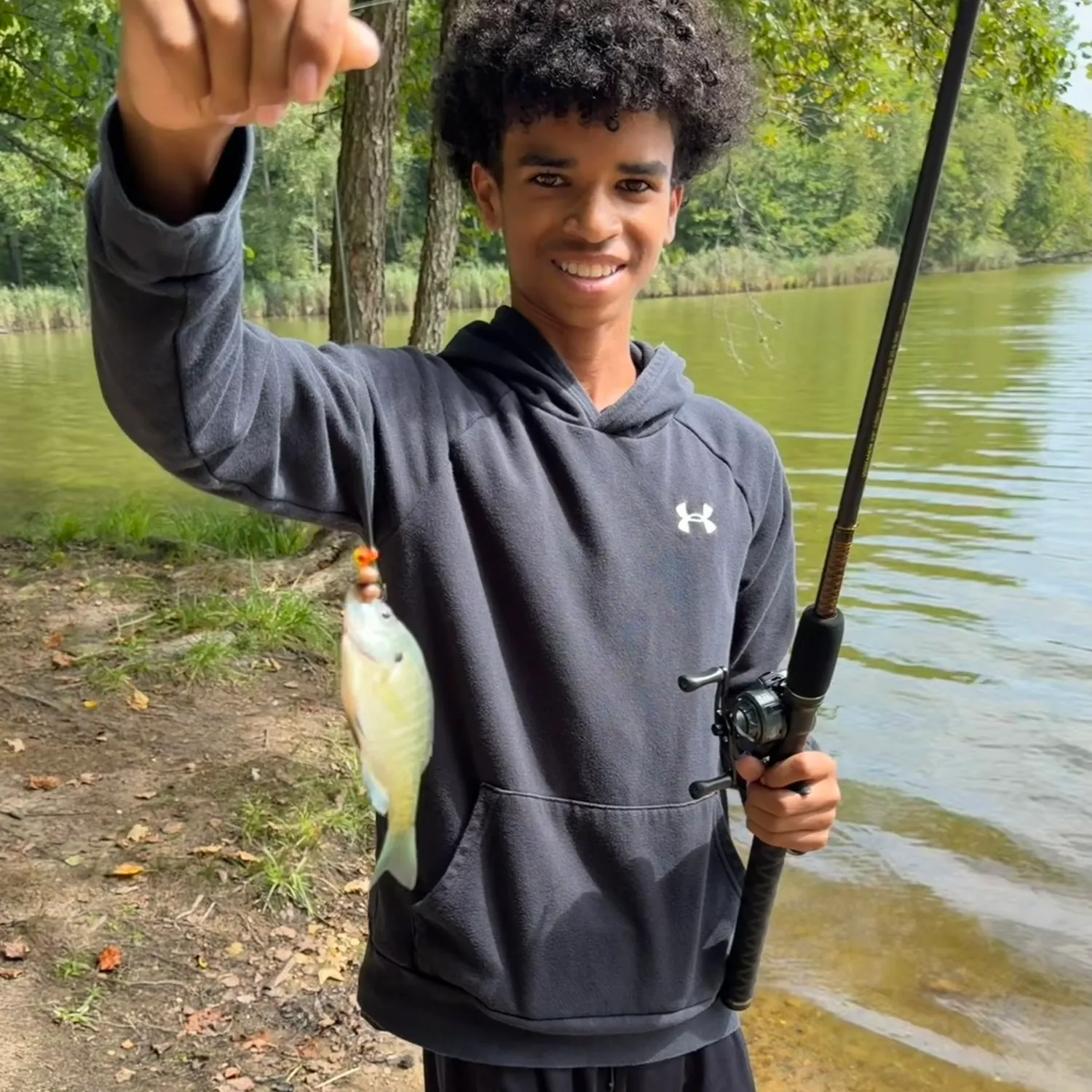 Bluegill caught on Fishbrain