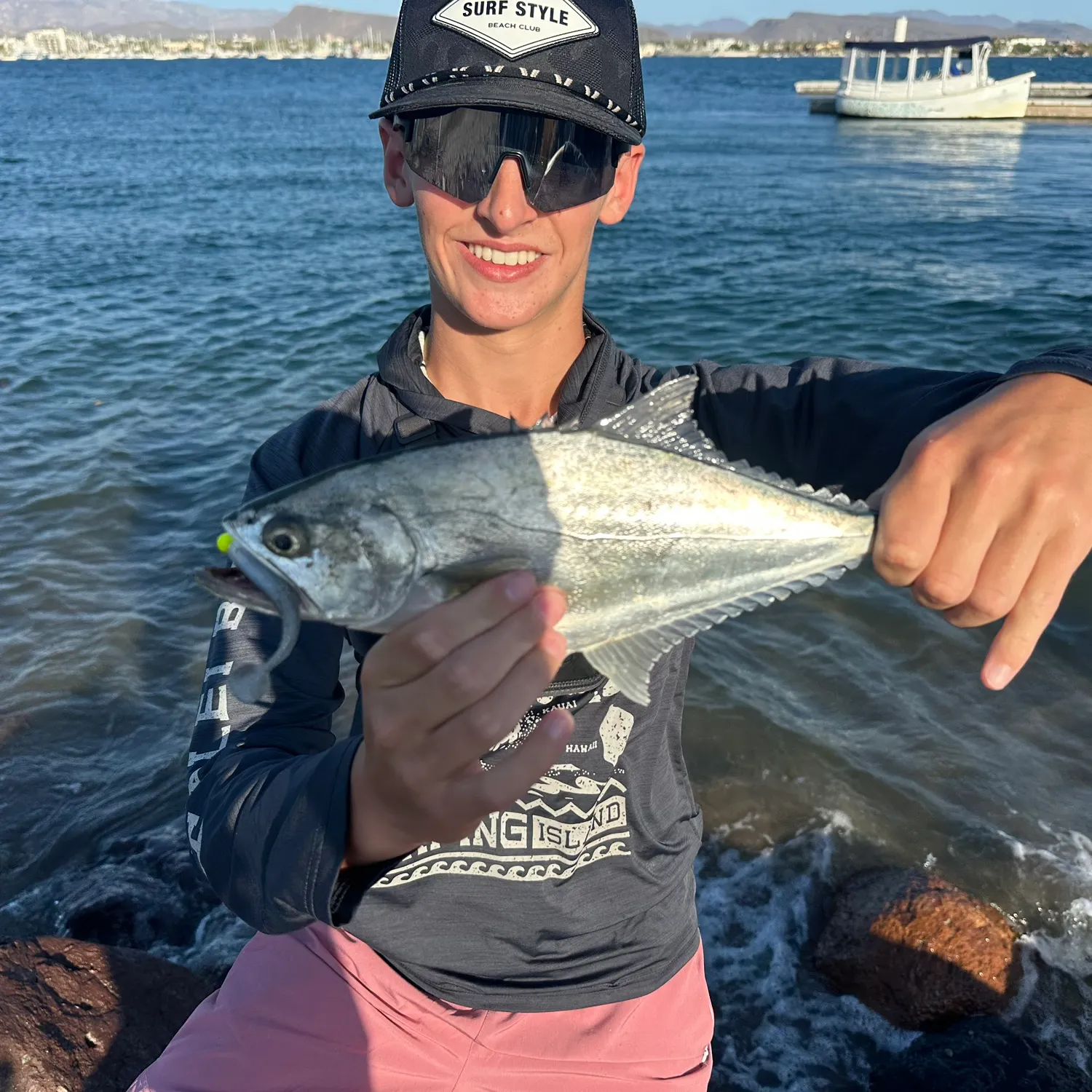 The most recent Longjaw leatherjacket catches on Fishbrain