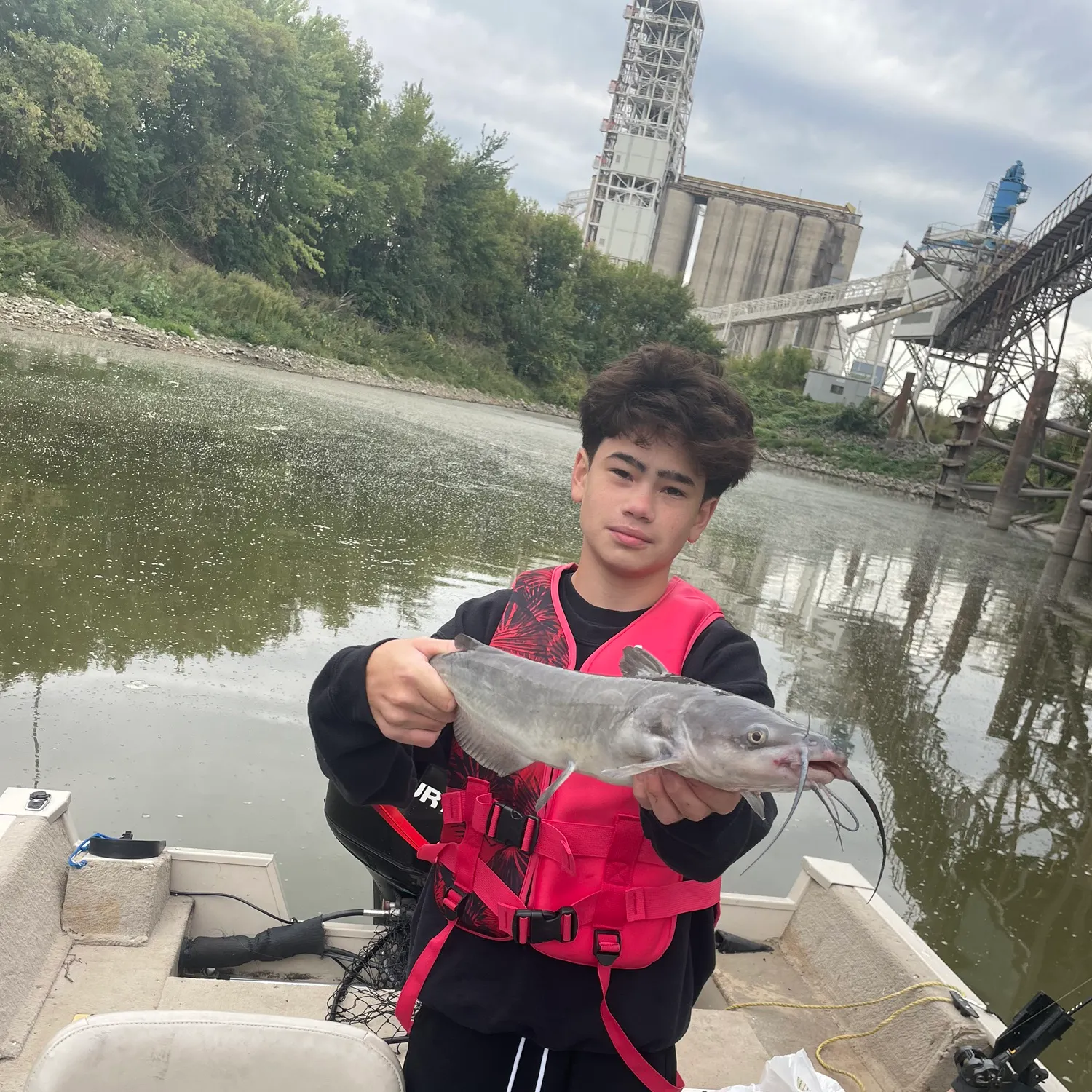 Channel catfish caught on Fishbrain