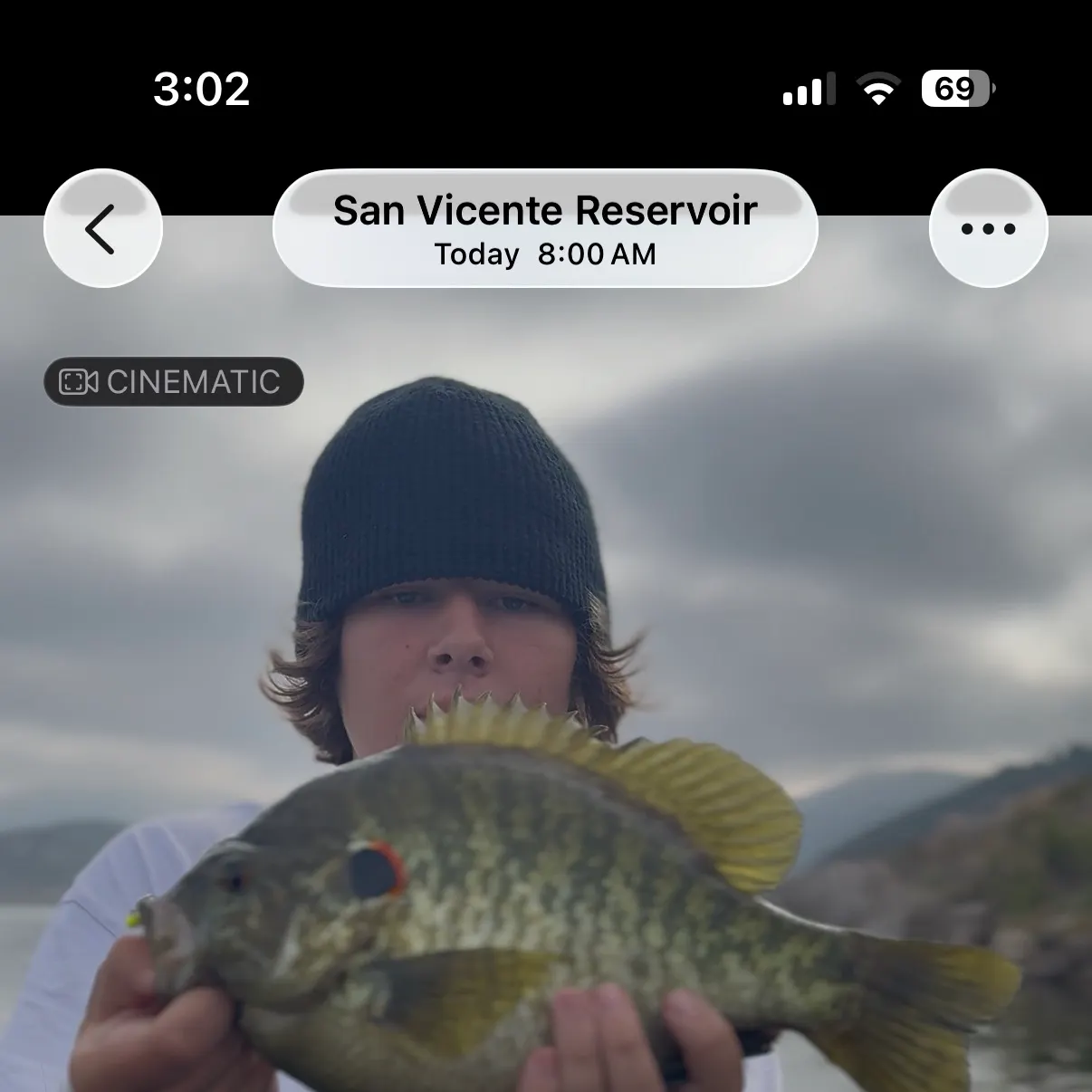 recently logged catches