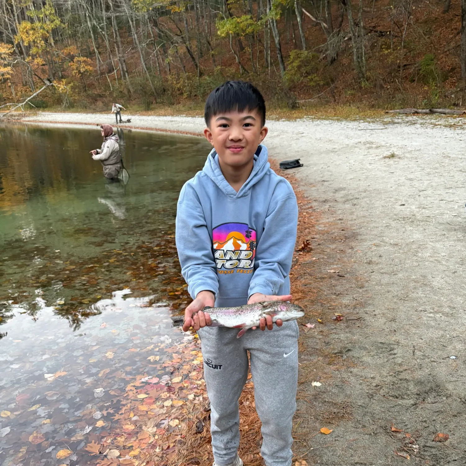 Rainbow trout caught on Fishbrain