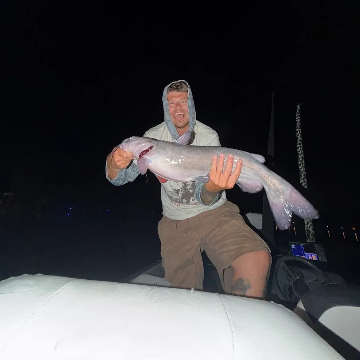 Channel catfish caught on Fishbrain