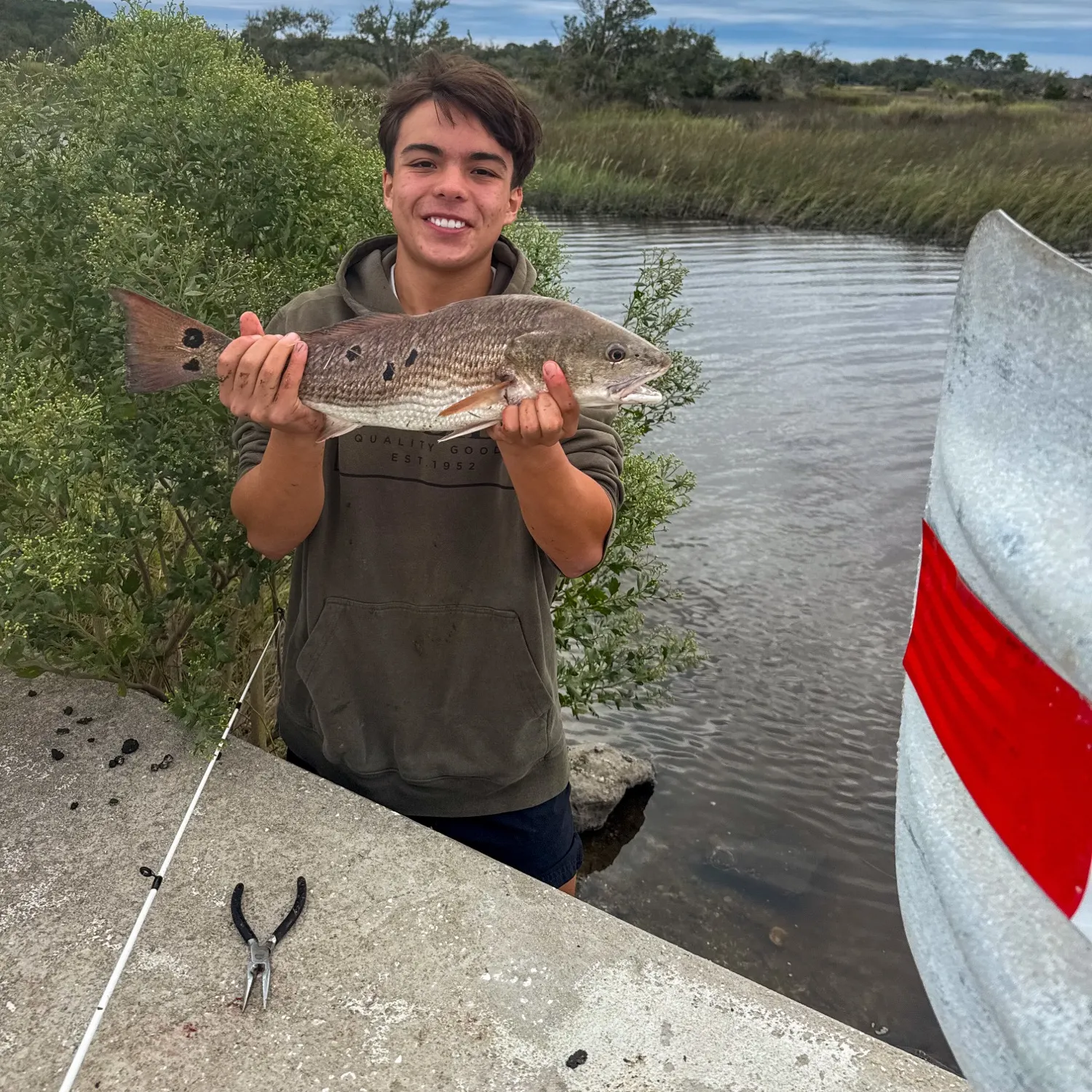 Red drum caught on Fishbrain