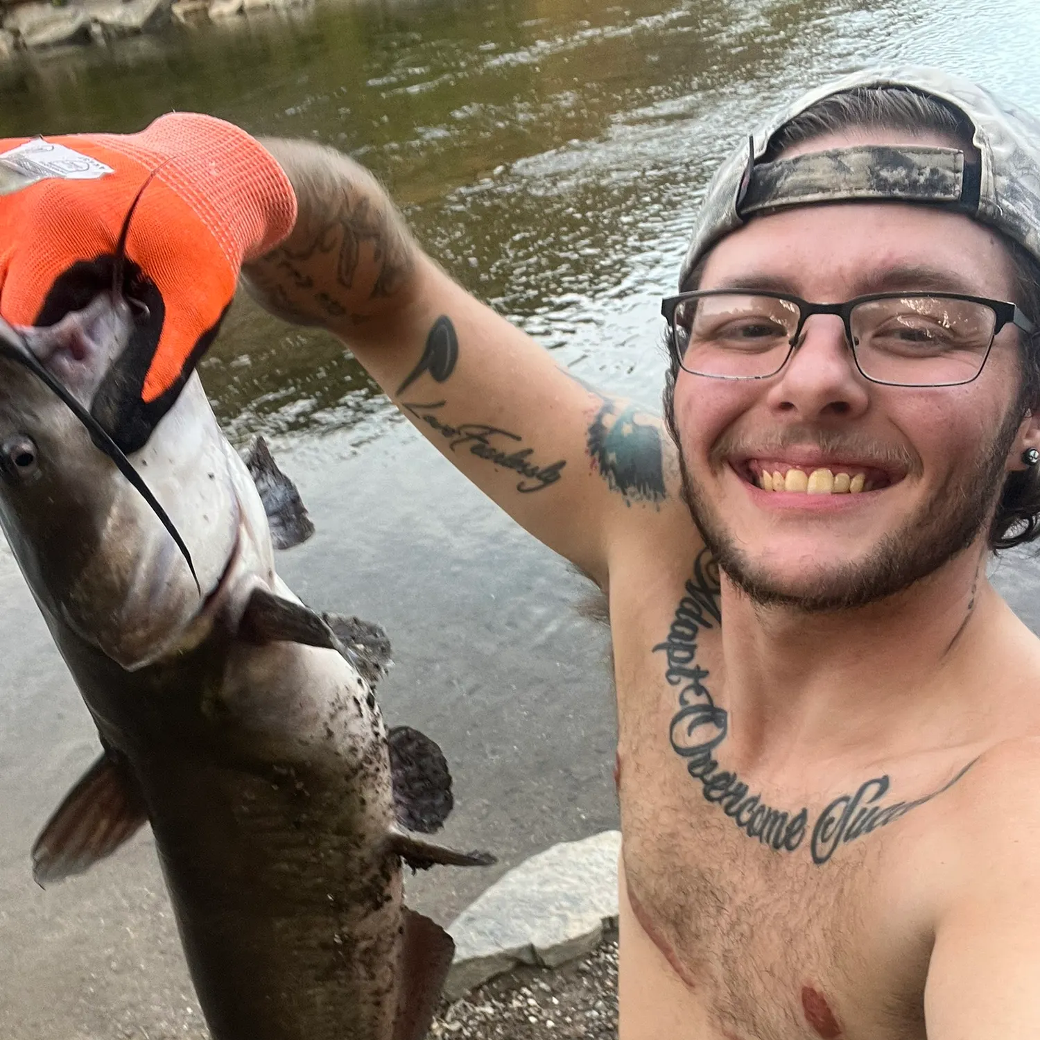 Channel catfish caught on Fishbrain