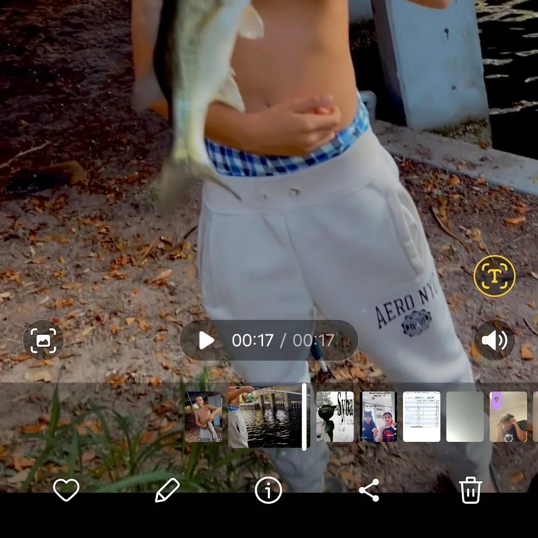 recently logged catches