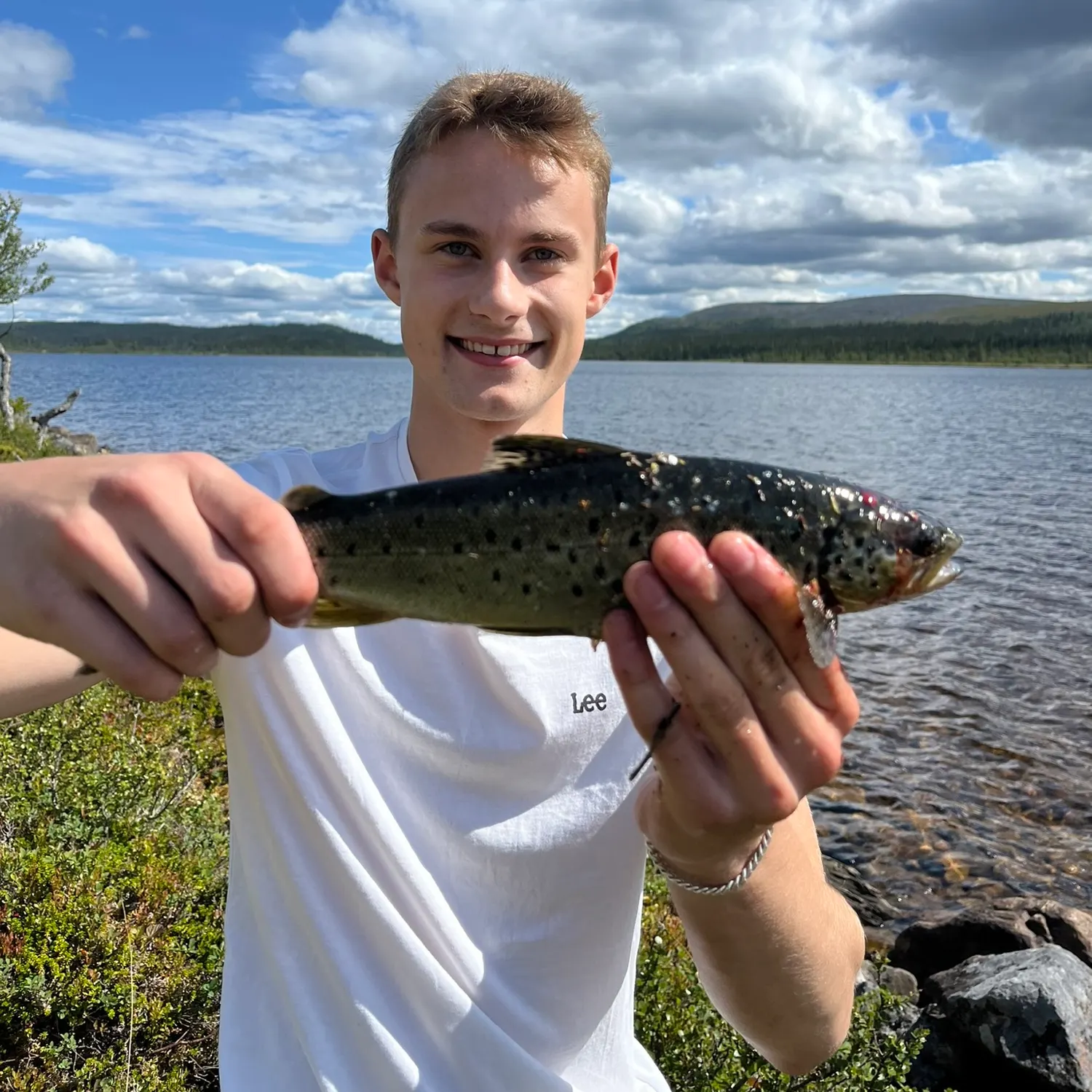 Lake trout caught on Fishbrain