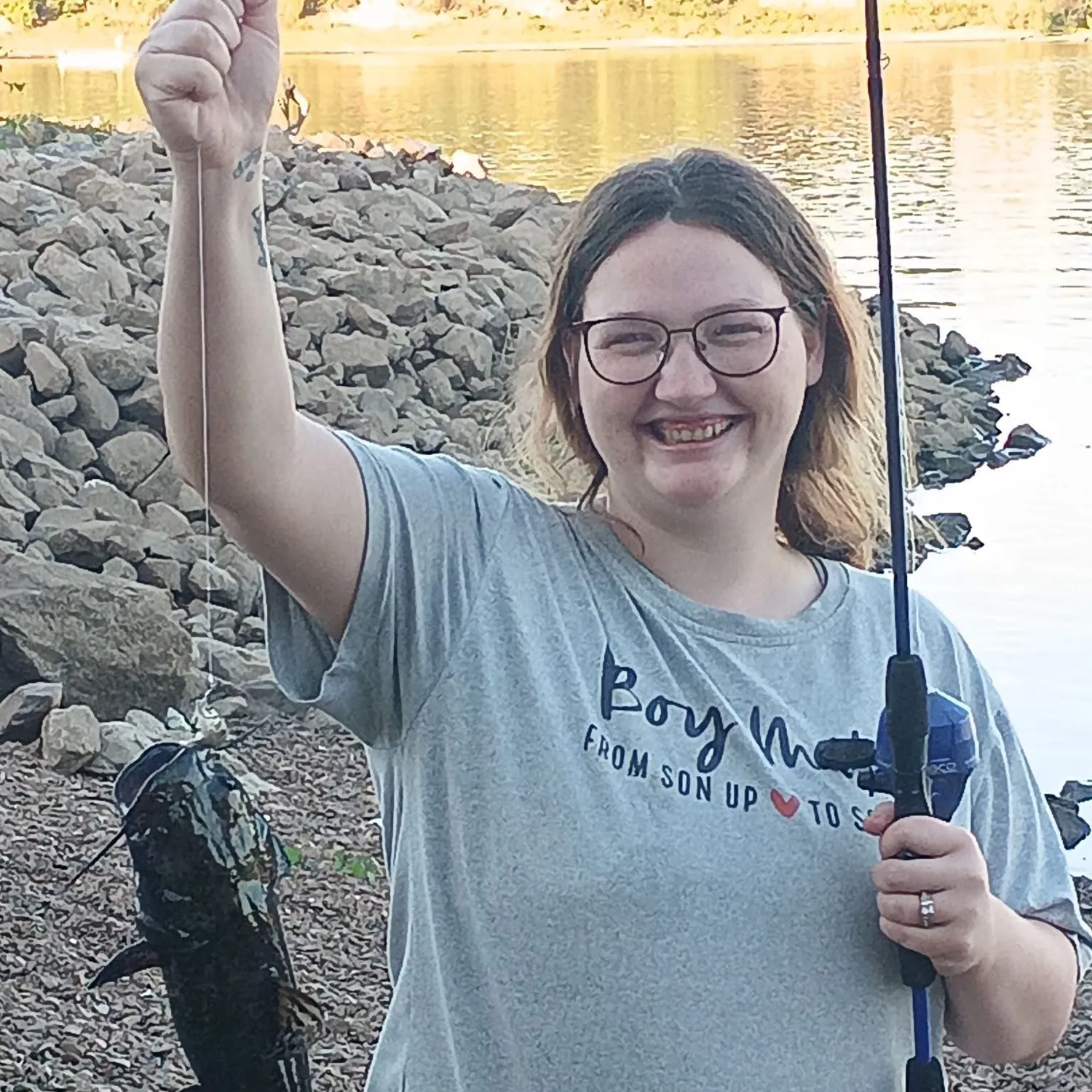 Flathead catfish caught on Fishbrain