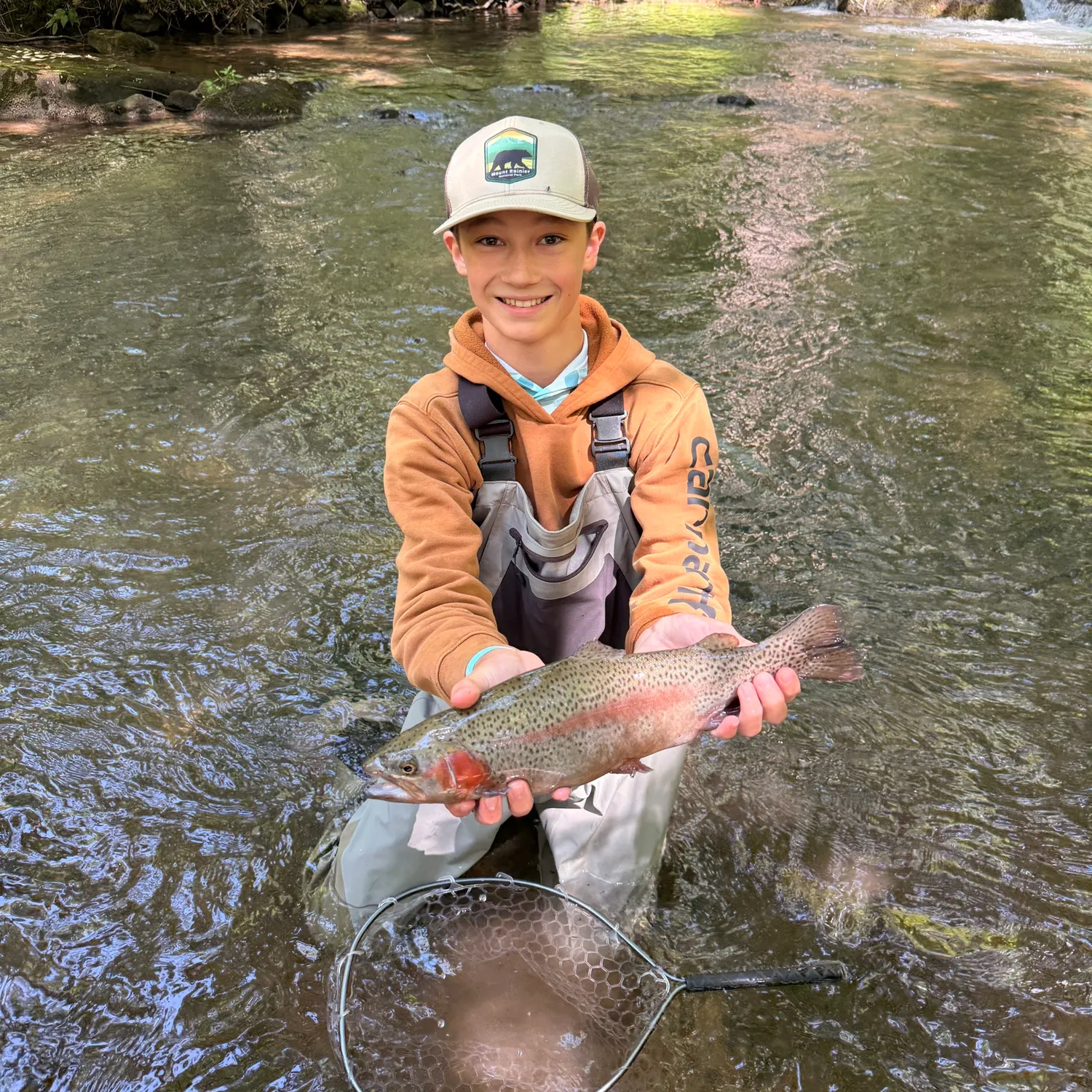 Rainbow trout caught on Fishbrain