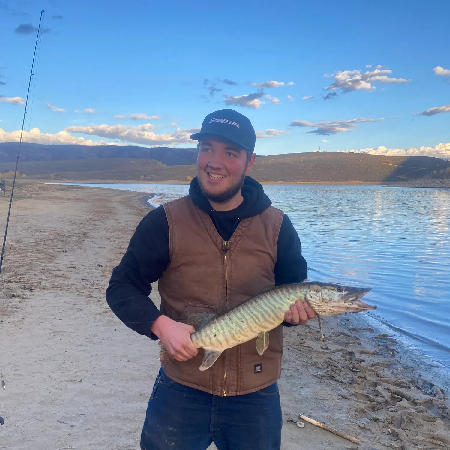 Tiger muskie caught on Fishbrain