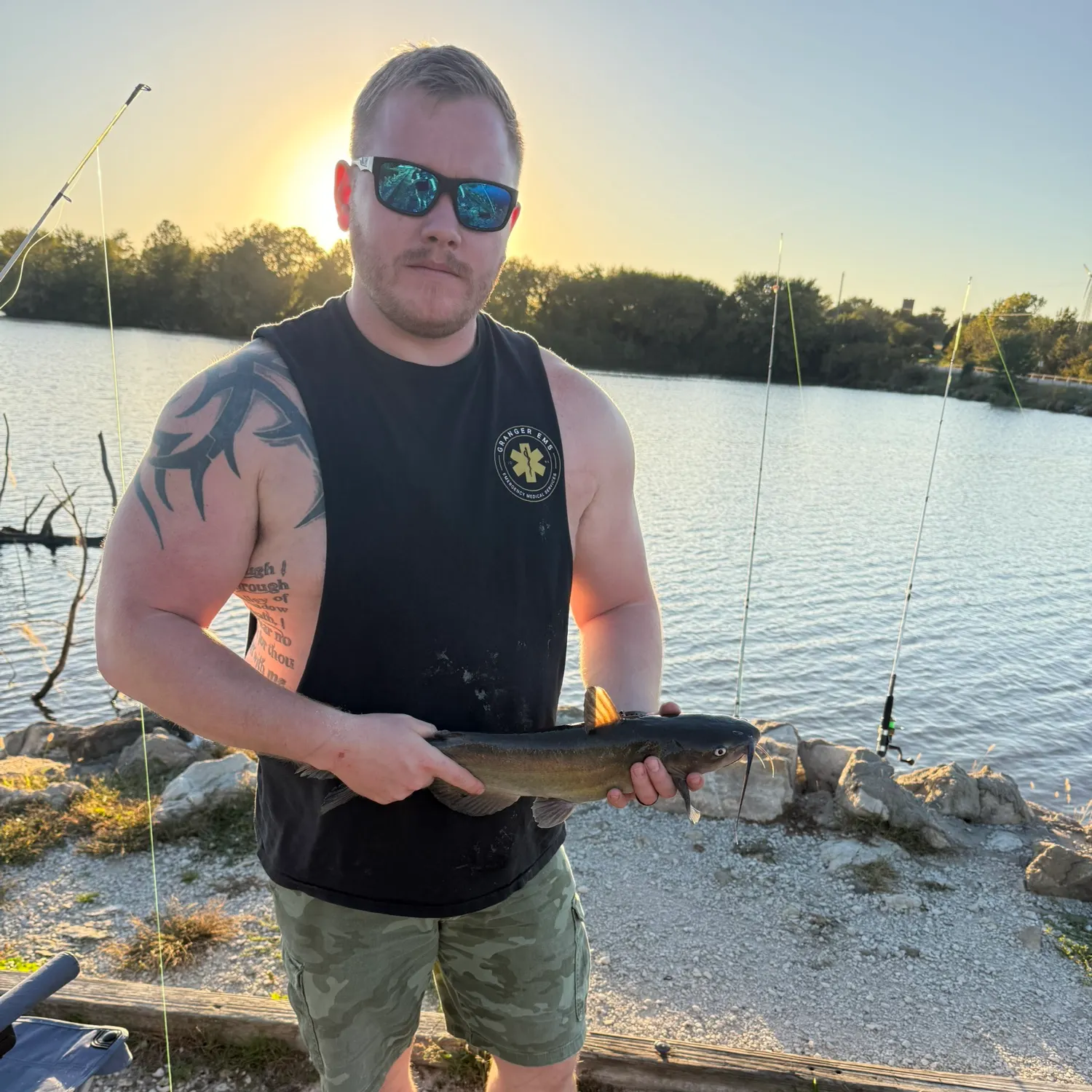 Channel catfish caught on Fishbrain