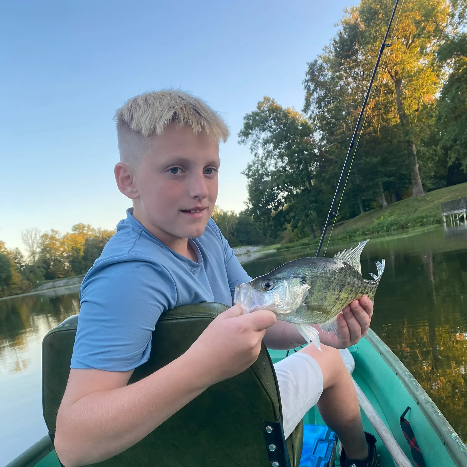 White crappie caught on Fishbrain