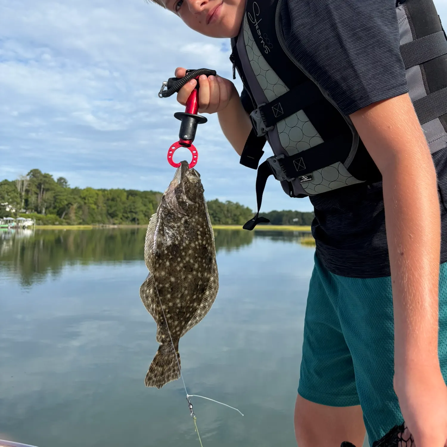 Summer flounder caught on Fishbrain