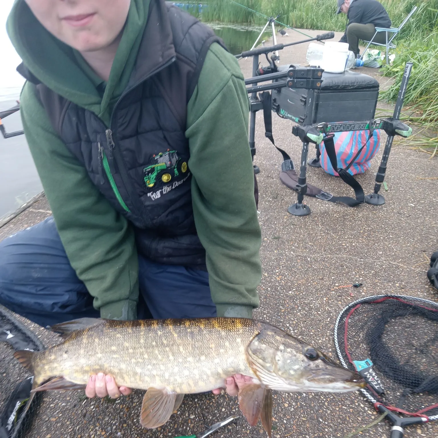 Northern pike caught on Fishbrain