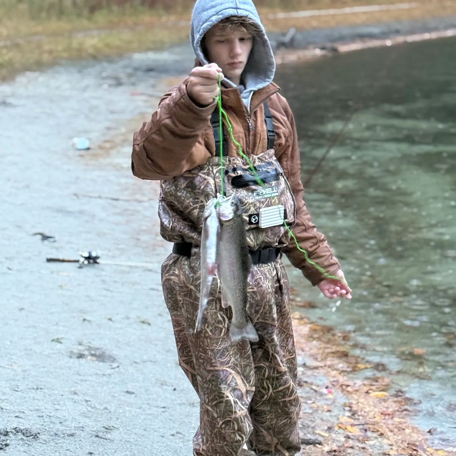 Rainbow trout caught on Fishbrain