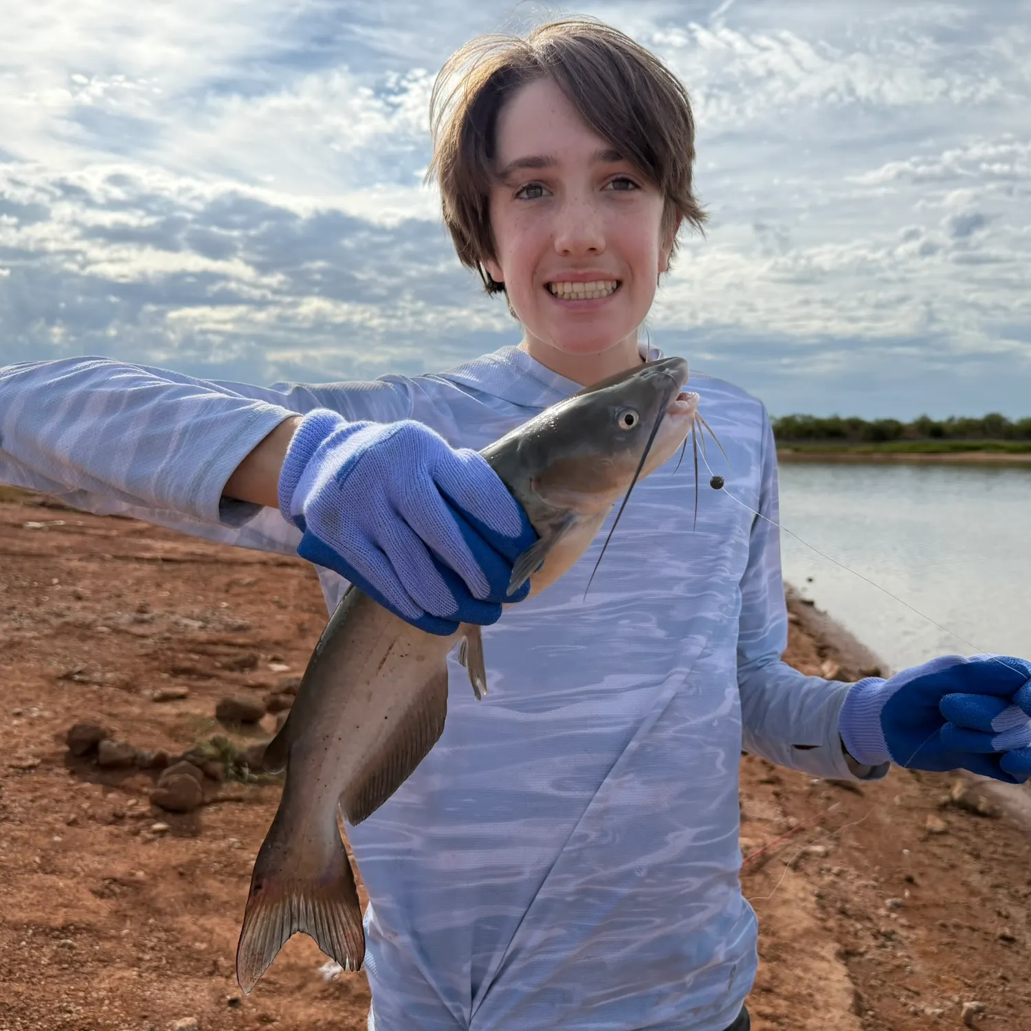 Channel catfish caught on Fishbrain