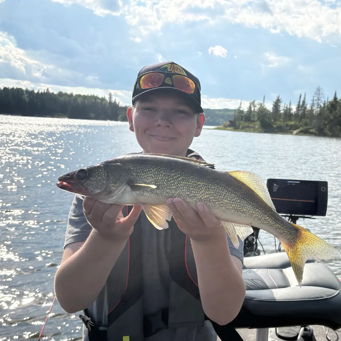 Walleye caught on Fishbrain