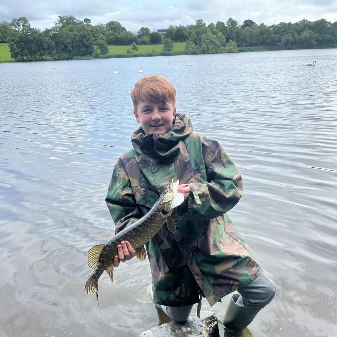 Northern pike caught on Fishbrain
