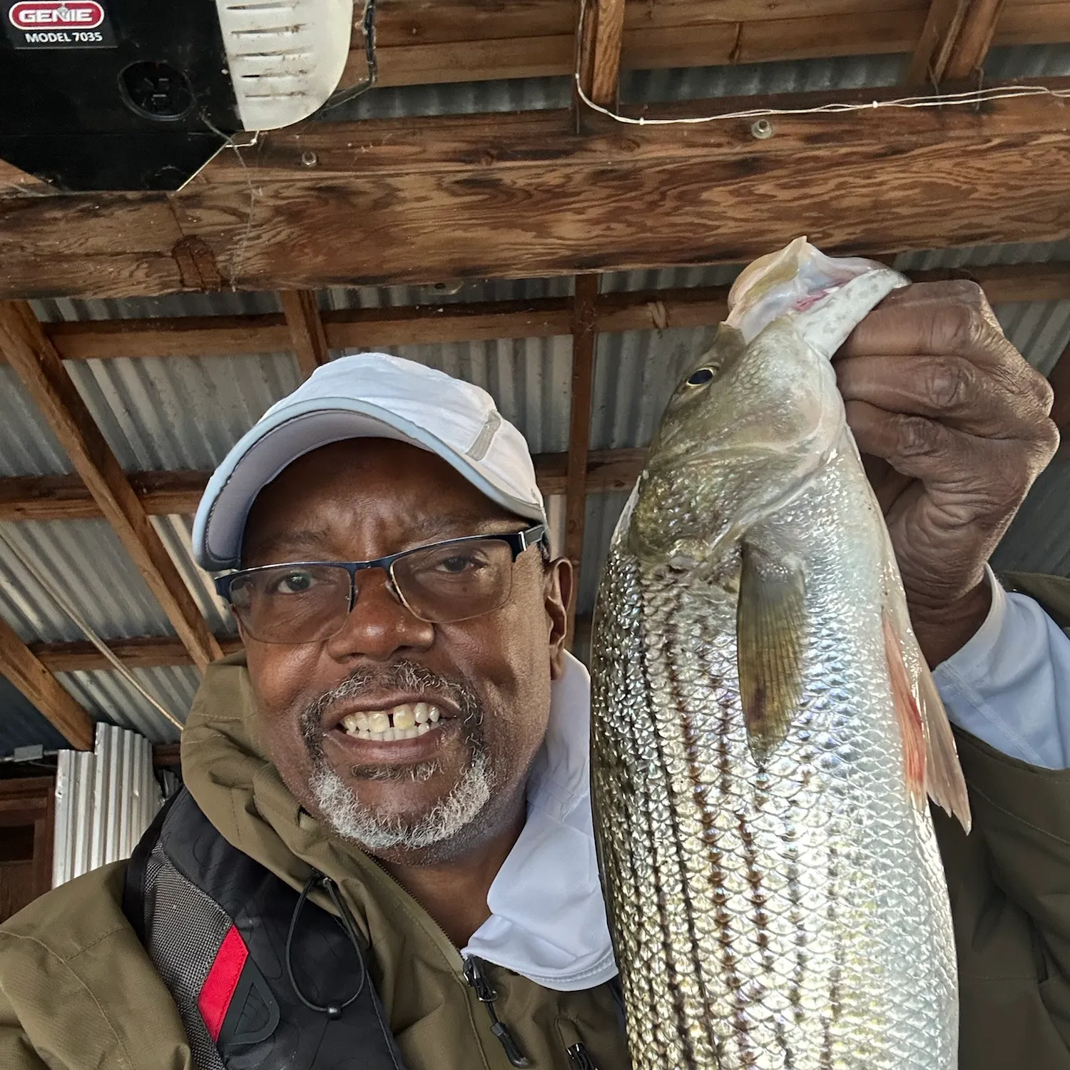 Striped bass caught on Fishbrain