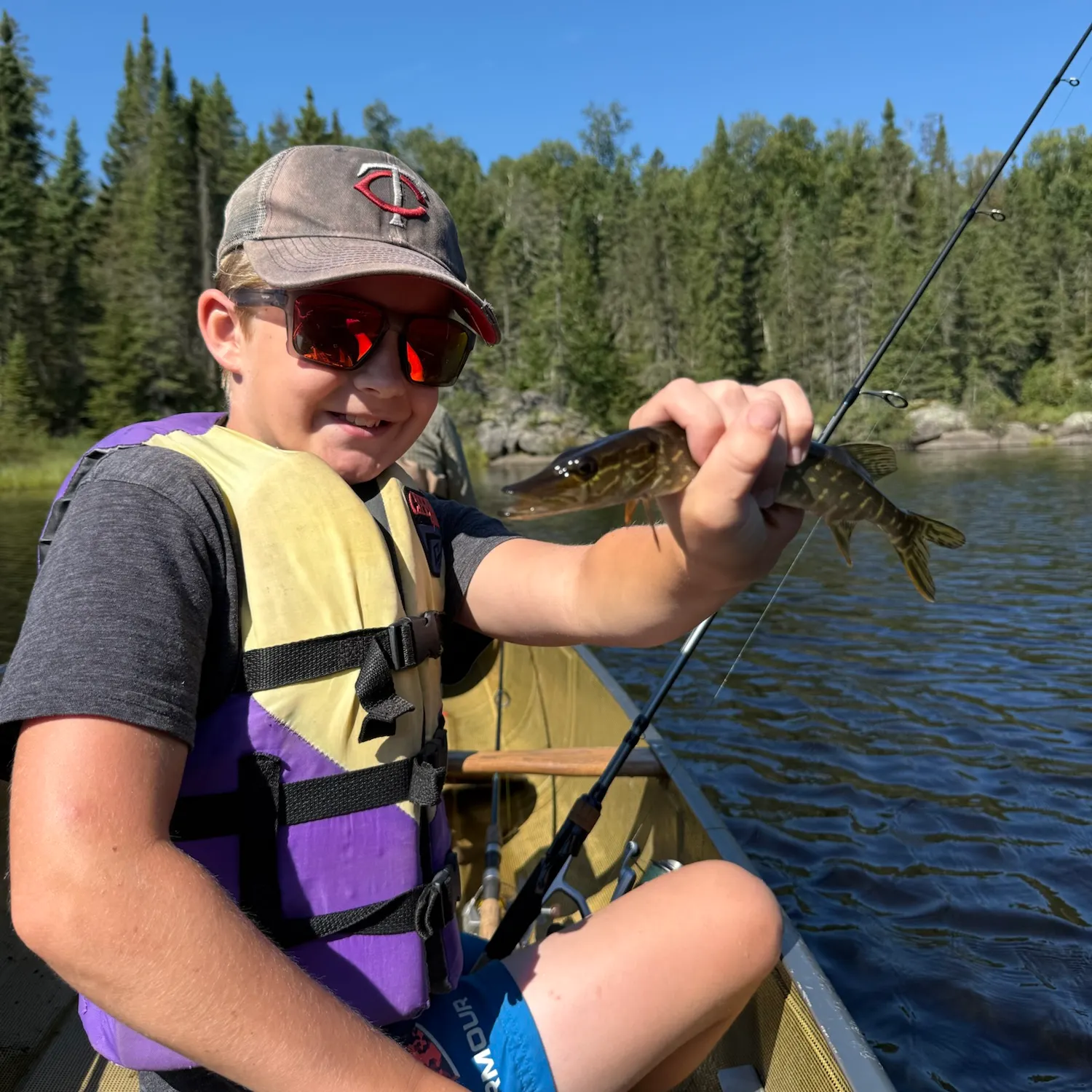 Northern pike caught on Fishbrain