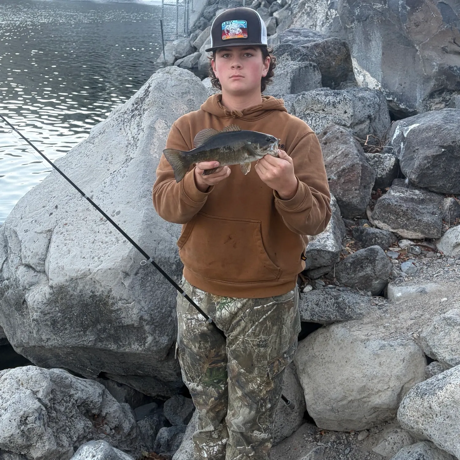 Smallmouth bass caught on Fishbrain