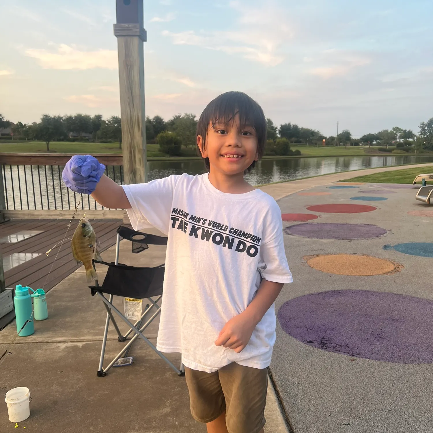 Green sunfish caught on Fishbrain