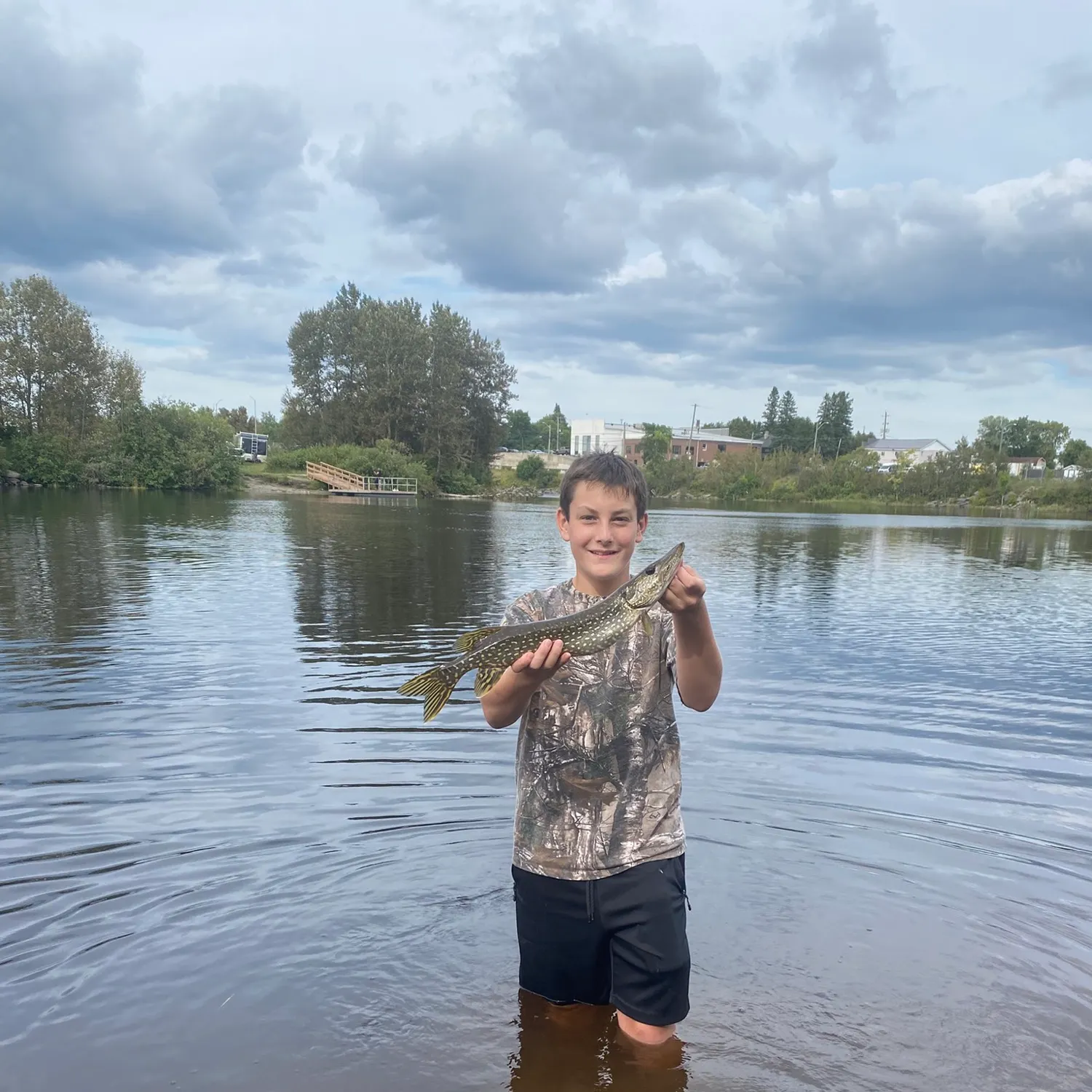 Northern pike caught on Fishbrain