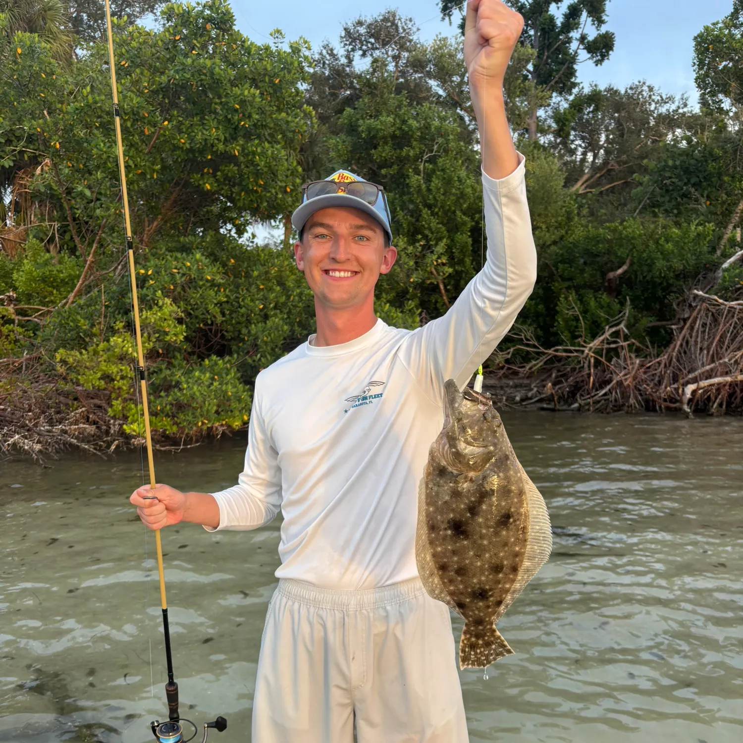 Summer flounder caught on Fishbrain