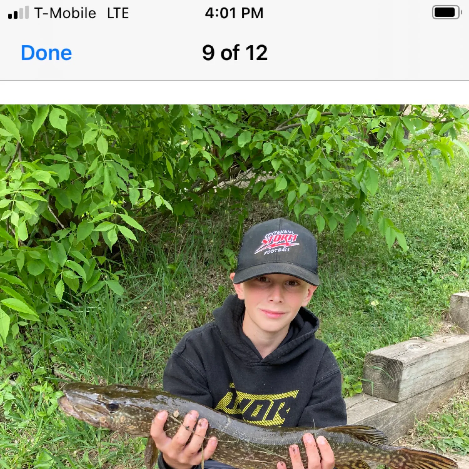 recently logged catches