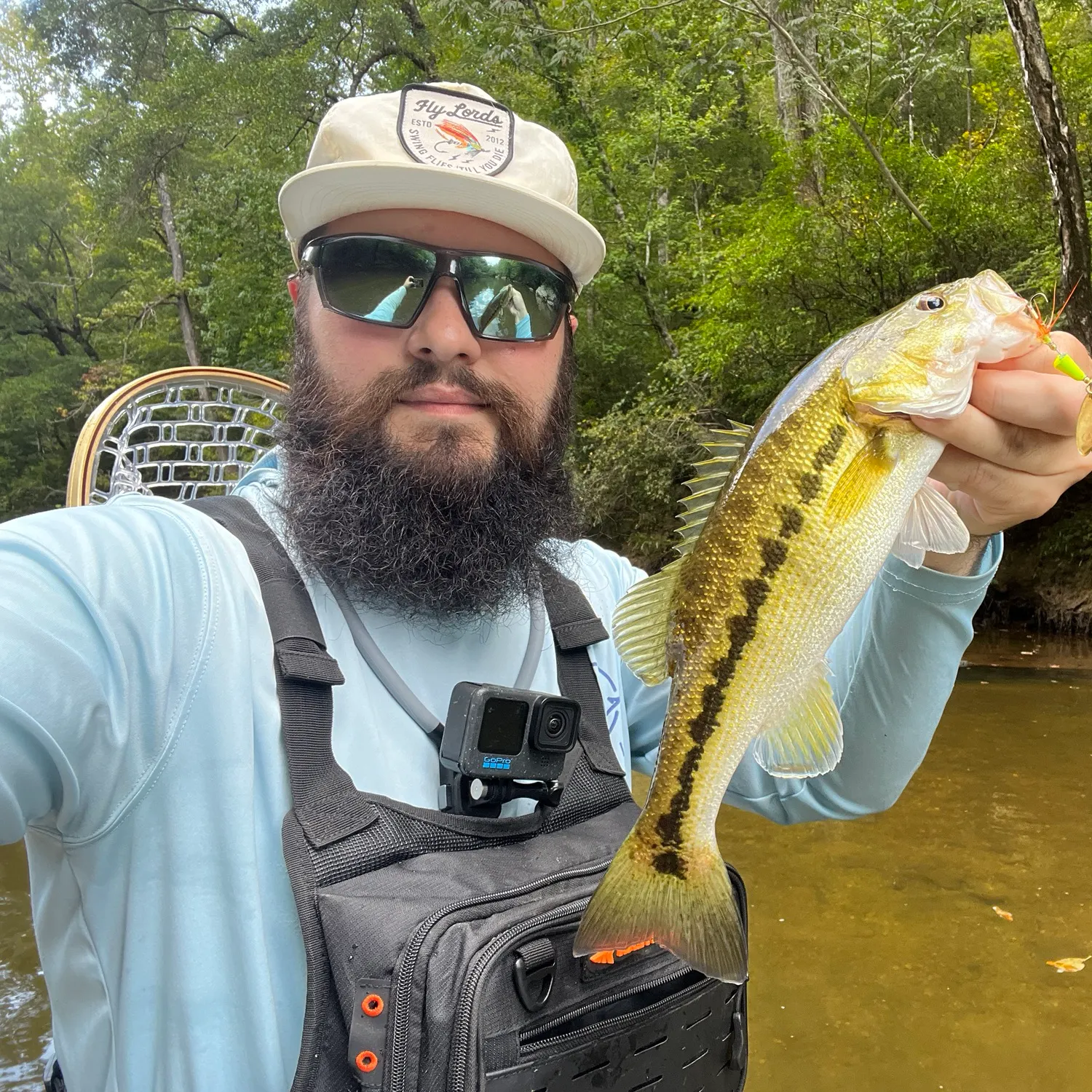 Spotted bass caught on Fishbrain