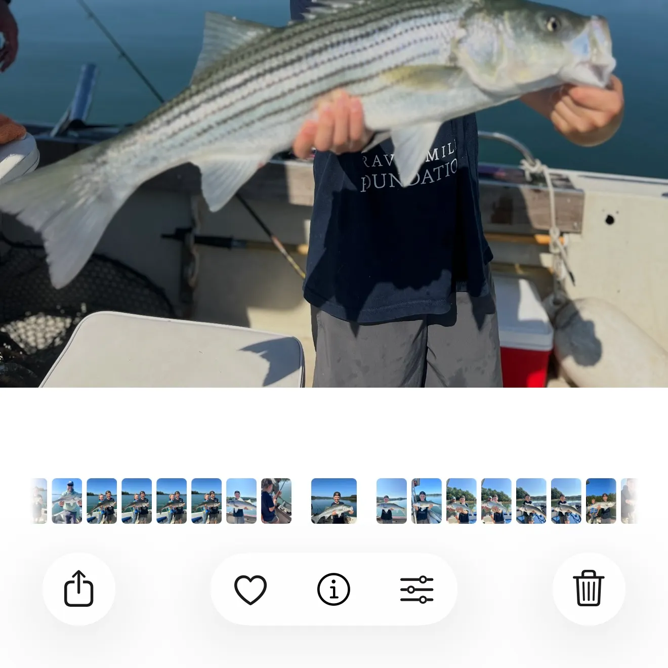 recently logged catches