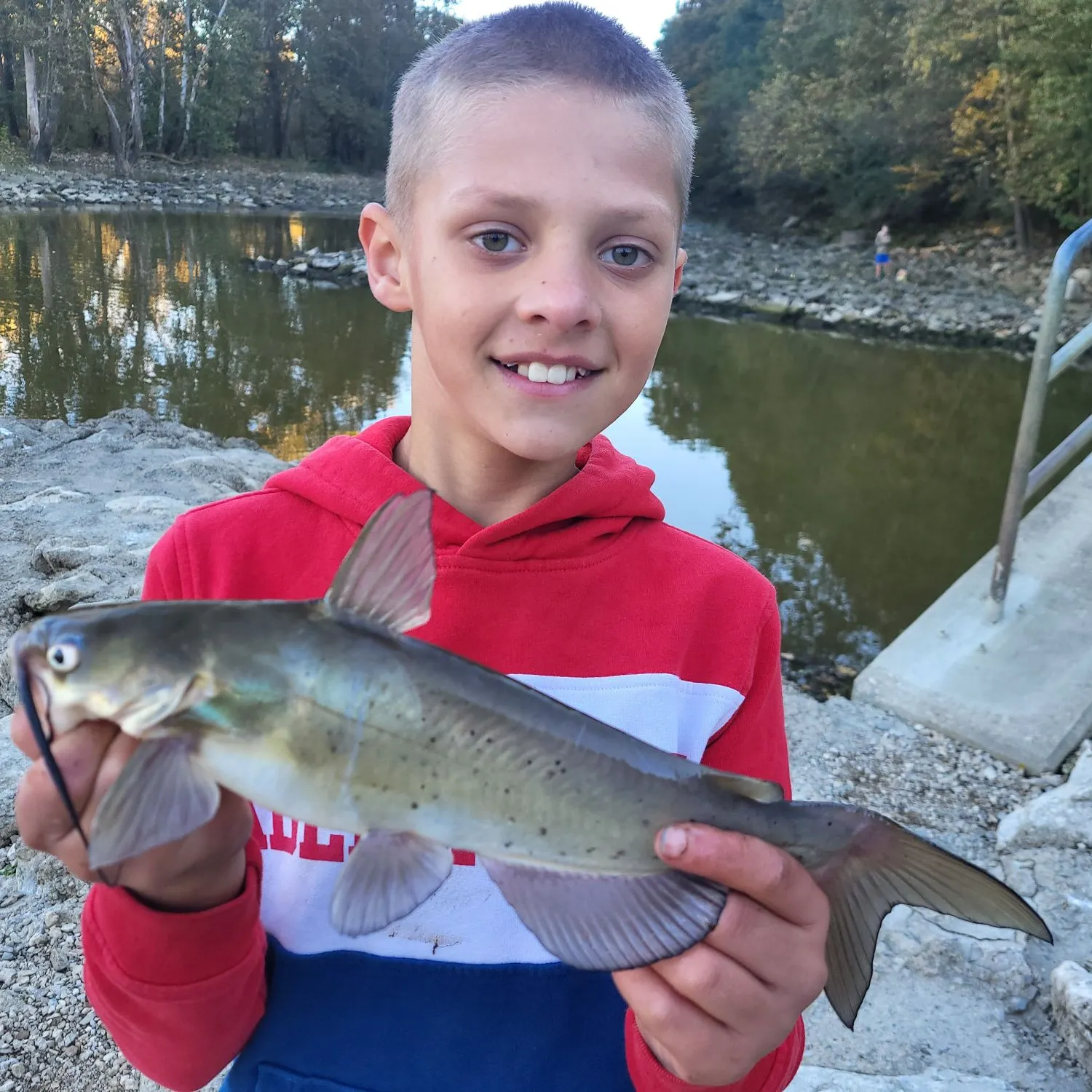 Channel catfish caught on Fishbrain