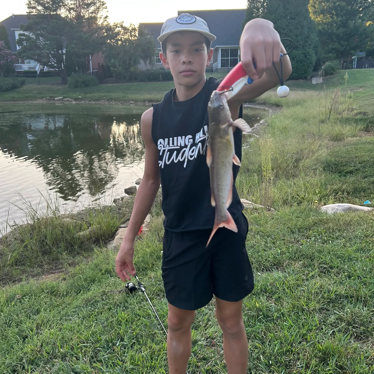 Channel catfish caught on Fishbrain