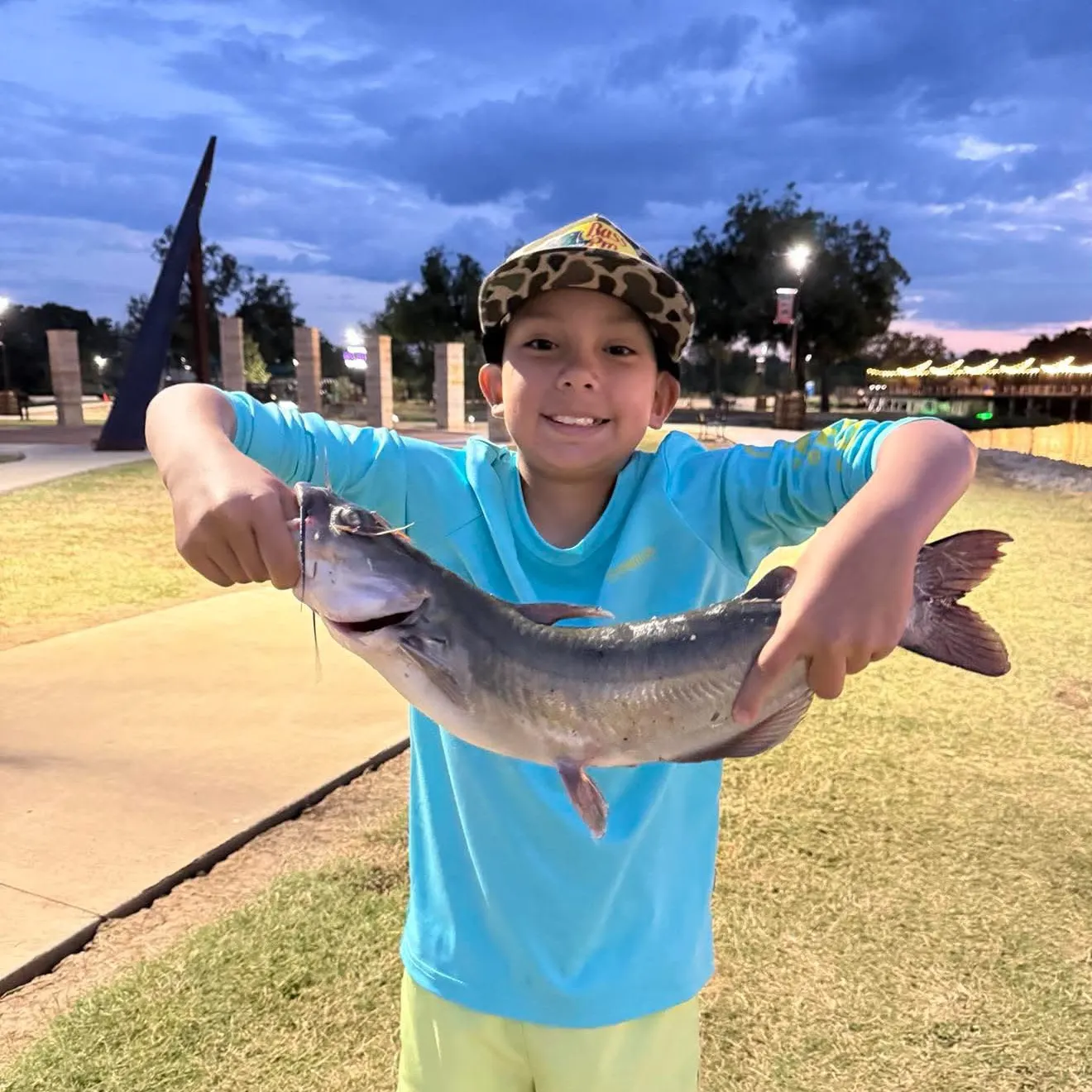 Channel catfish caught on Fishbrain