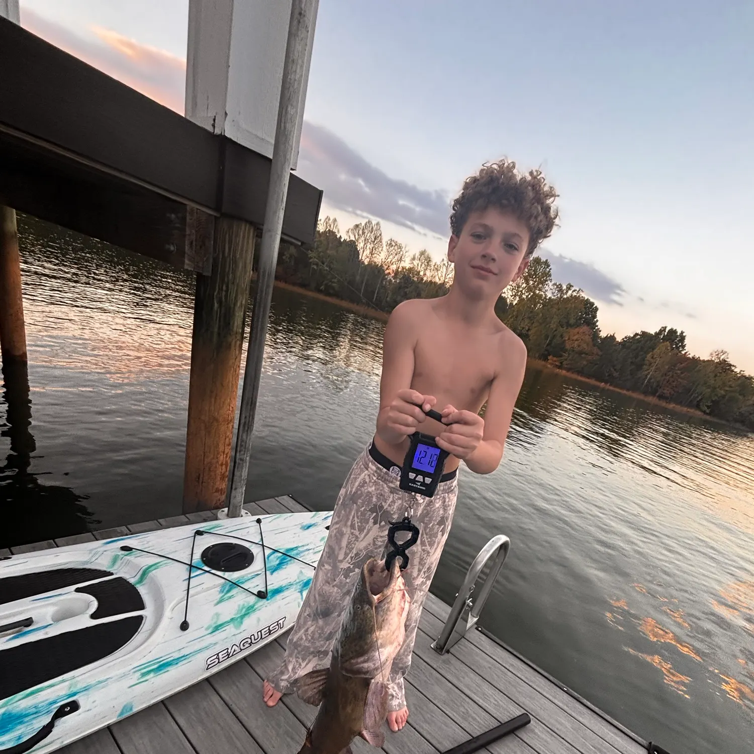 Flathead catfish caught on Fishbrain