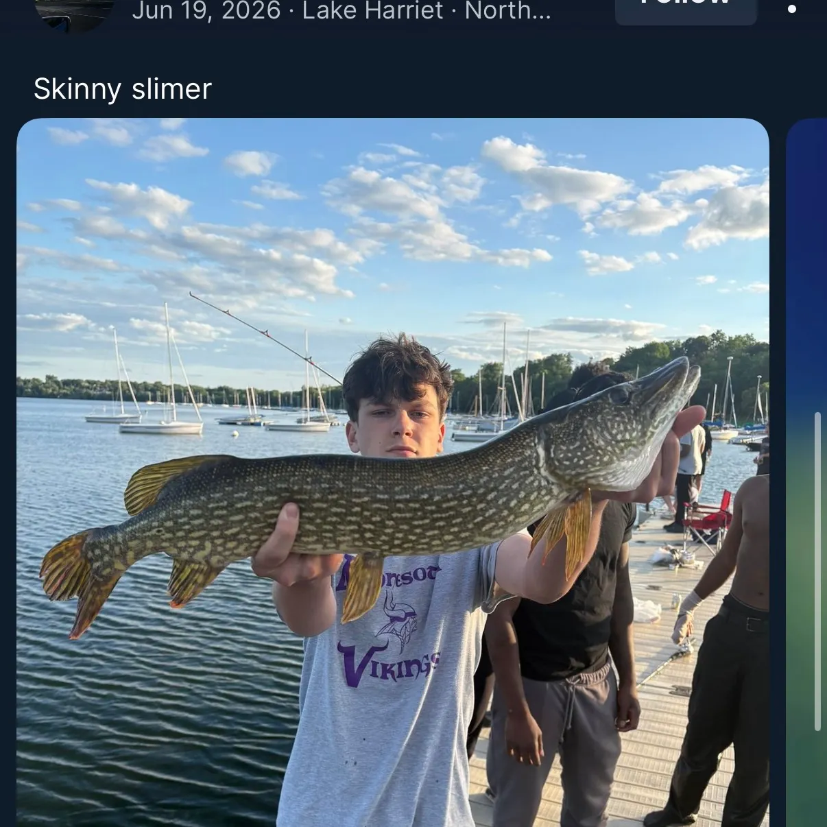 The most recent Muskellunge catches on Fishbrain