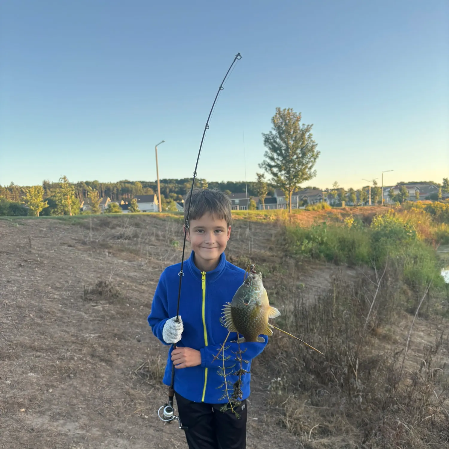 Pumpkinseed caught on Fishbrain